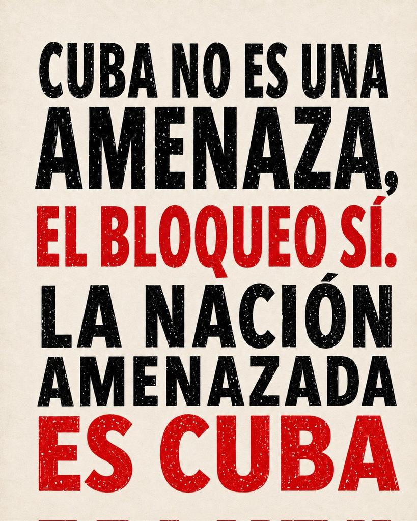 Colibr76018428's tweet photo. La verdad siempre ha sido el chaleco moral de Cuba, se impone ante el sinismo y la mentira de un imperio que está totalmente desprestigiado y desacreditado.
#CubaNoEstáSola 
#TumbaElBloqueo https://t.co/6XNdaf82ZJ