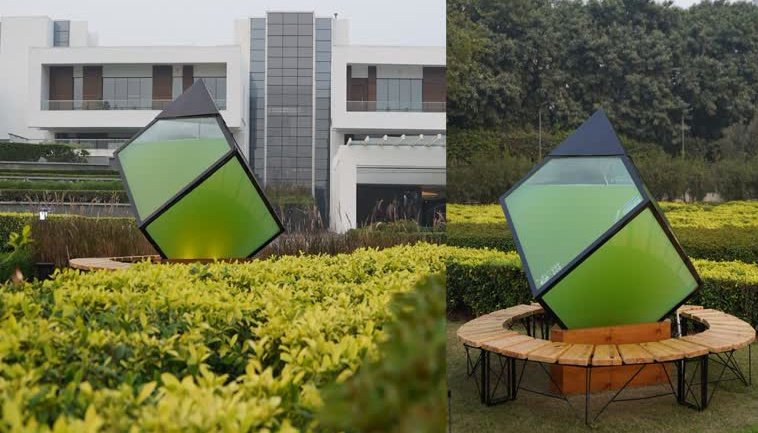 LadakhTribune's tweet photo. India’s First Mobile Algal Tree Uses Microalgae to Absorb CO₂ and Release Oxygen https://t.co/nQ6ThVMCD7
#CleanAirTechnology #CSIRCIMFR #GreenTechnology #SmartAlgalLiquidTree https://t.co/eKWNK6Dvxh