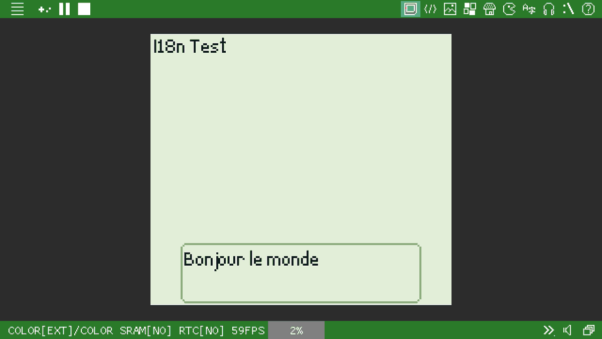 wangrenxin's tweet photo. New in GB BASIC v1.12: i18n dictionary editing, programming, and runtime references.
#gbbasic #gameboy #gbdev #gamedev #indiedev #ScreenshotWednesday https://t.co/jVo6UOy2Il