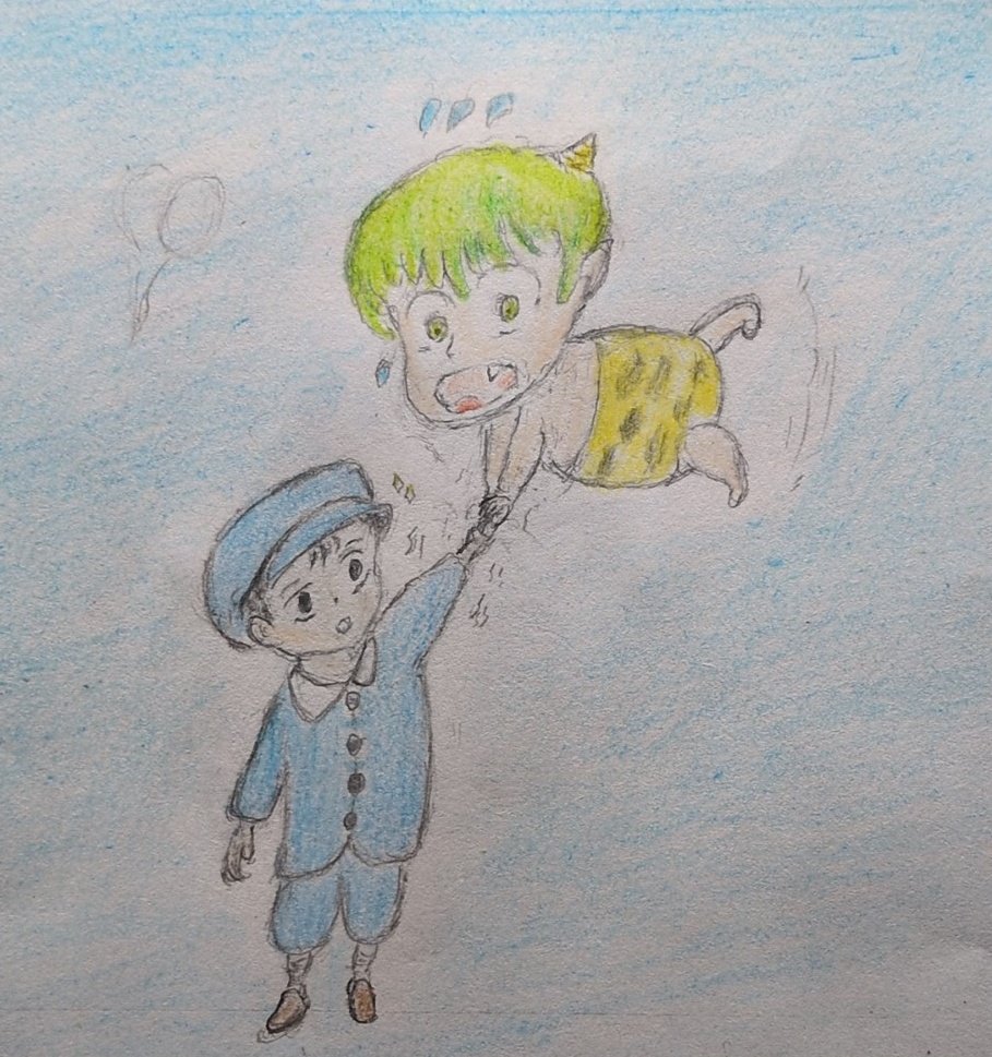 先月・今月はほぼ乙弥と仲間たち状態の絵ばっかりだな🤔けどるーみっく