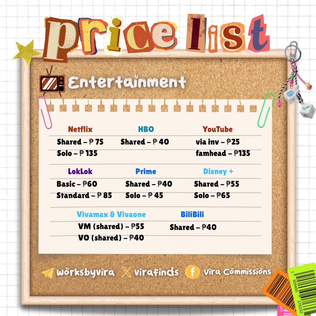 virafinds's tweet photo. 🍂 Welcome to my Little Corner 🍂

        ╰┈➤ Here to provide you with a variety of digital finds you need in life 🧡

🛒 for orders, dm me on tg: worksbyvira

t. lf lfb wtb wts premium commissioner canva hbo netflix spotify prime 🧸ྀི https://t.co/Mc2EjDxkiD