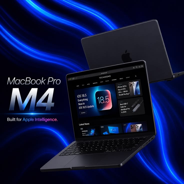techzeeno72676's tweet photo. The MacBook Pro M4
Is built to handle demanding workflows with ease from content creation to coding and AI-powered tasks. Premium performance meets all-day battery life.

Visit: https://t.co/UWpNVso8yR

#MacBookPro #AppleM4 #Apple #AppleIntelligence #Tech #Technology #Laptop #Mac https://t.co/iLw2gtF69A