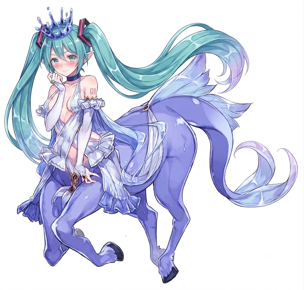 holojngi's tweet photo. 今回はAIの力でケルピーミクに変身してもらいました
#魔物娘ミク #魔物娘図鑑二次 https://t.co/msEHvOqM94