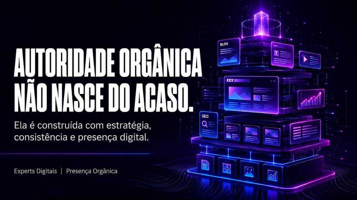 mediaexpertsdig's tweet photo. Autoridade orgânica não nasce do acaso.

Ela nasce quando a empresa repete uma mensagem clara, educa o mercado, aparece com consistência e constrói uma base digital que trabalha todos os dias.

Quem só aparece quando anuncia, desaparece quando para de investir. https://t.co/0G8GYLlLF2