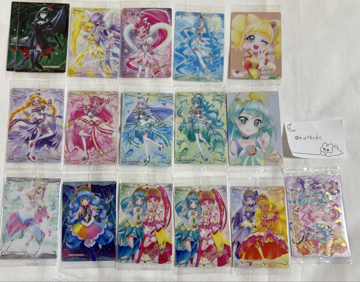 ha58cdc's tweet photo. 交換　プリキュア ウエハース

譲：画像1
求：画像2　💖優先

ま��めての方優先。
郵送のみ。
お気軽にお声掛けください。 https://t.co/brZCQLWpcO