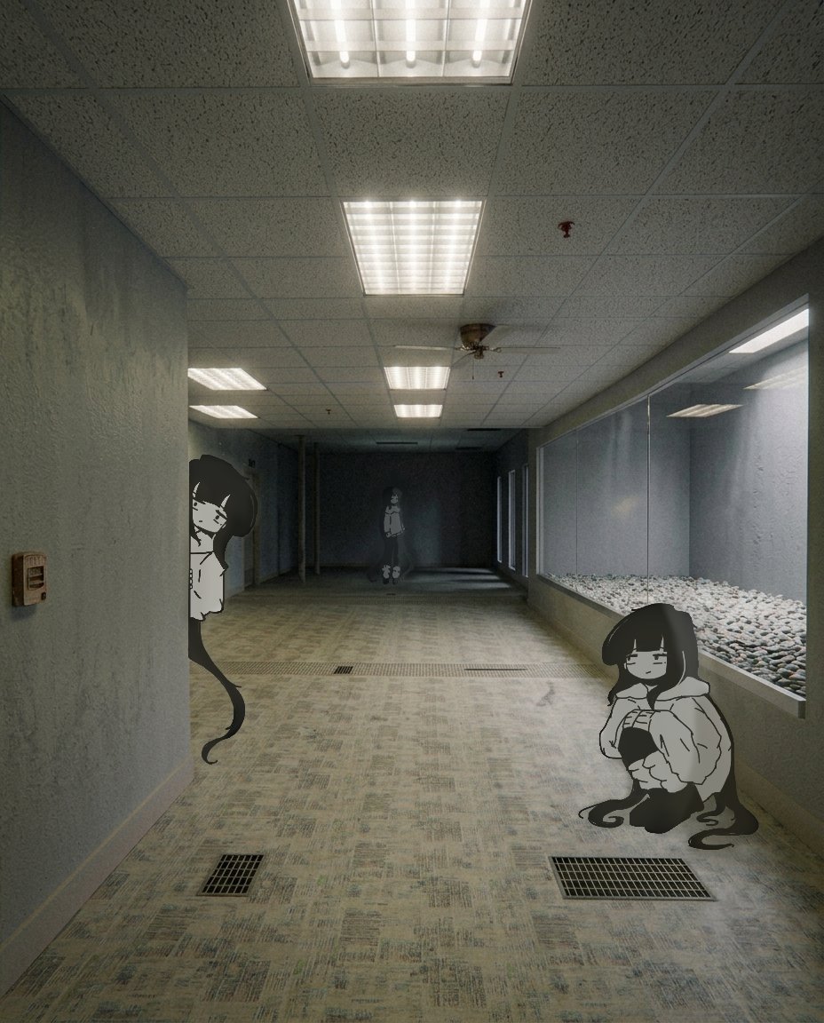 FishyTalha's tweet photo. The Glass Hall 🪟

#osagechanFA #inabakumori https://t.co/PfglGDAyBS
