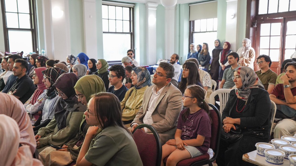 UniBogazici's tweet photo. Boğaziçi Üniversitesi’nin tarihi hafızasında önemli bir yere sahip olan Aşure Günü programı, öğrencilerimizin, mezunlarımızın ve akademisyenlerimizin katılımıyla gerçekleştirildi.

Muharrem ayının paylaşma ve bereket anlayışını yansıtan program kapsamında aşure ikramı yapılırken, üniversitemizin kültürel mirasının önemli bir parçası olan bu gelenek gelecek nesillere aktarılmaya devam ediyor.

-

The Ashura Day program, which holds a special place in the history of Boğaziçi University, was held with the participation of our students, alumni, and faculty members. 

As part of the program, which reflected the spirit of sharing and abundance associated with the month of Muharram, ashura was served. This cherished tradition, an important part of our University’s cultural heritage, continues to be passed on to future generations.