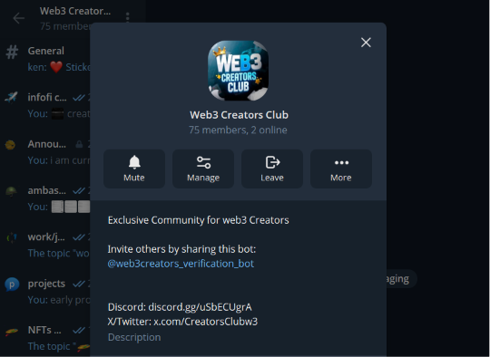 CreatorsClubw3's tweet photo. only one month ago

we started @CreatorsClubw3 

we have 75 high quality content creators

goal is to provide value

quality >>> quantity

slowly we will accumulate the most talent + quality content creators all across the ct

for joining us: https://t.co/QfZeREVYVU https://t.co/VgEzqRgQCt