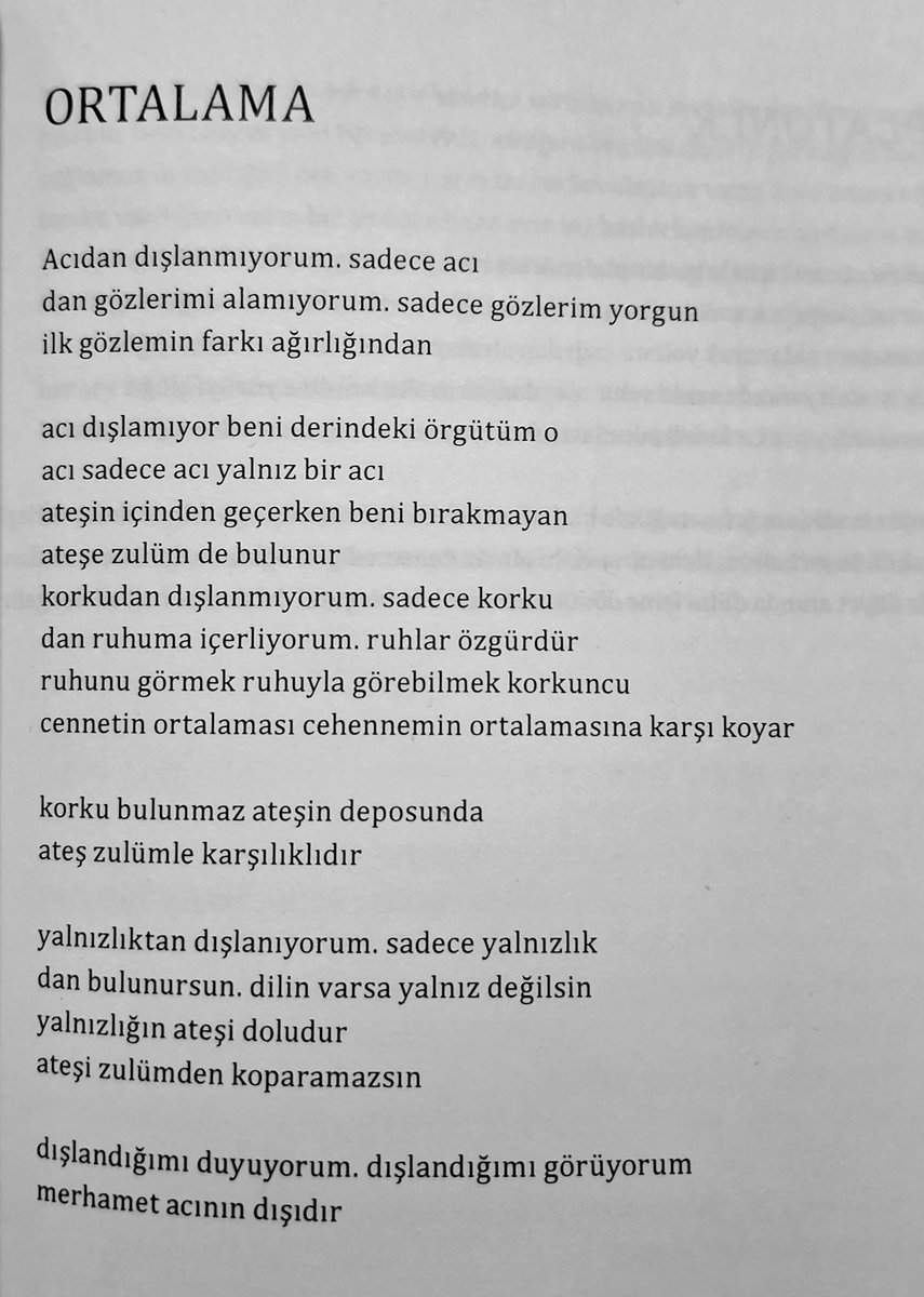 emrullahsekerc's tweet photo. "acı sadece acı yalnız bir acı"

Bülent Keçeli, Düş Görgüsü: Tüm Şiirler (1997 – 2020), 160. Kilometre https://t.co/JYzKj9Q6HO