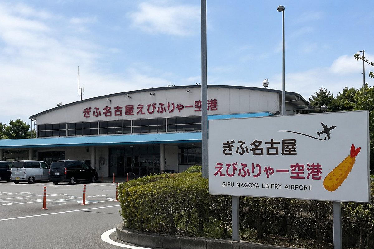 Zundamon_Gifu's tweet photo. くっそｗｗｗｗｗｗ
岐阜なら妙にありそうな空港が出来てしまったのだ！ https://t.co/6rLJTSGxNb