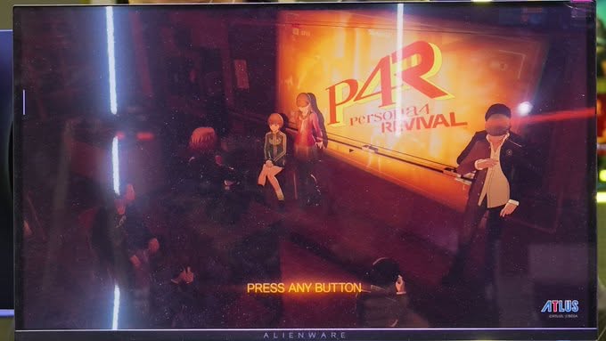 osu_MeovvCAT's tweet photo. Persona 4 Revival Demo Title Screen

The aesthetic chosen seems to be a class presentation. The menu might not be final.

Reload's demo booth menu didn't have any characters, but took place in the classroom. https://t.co/eeEjCfxprE