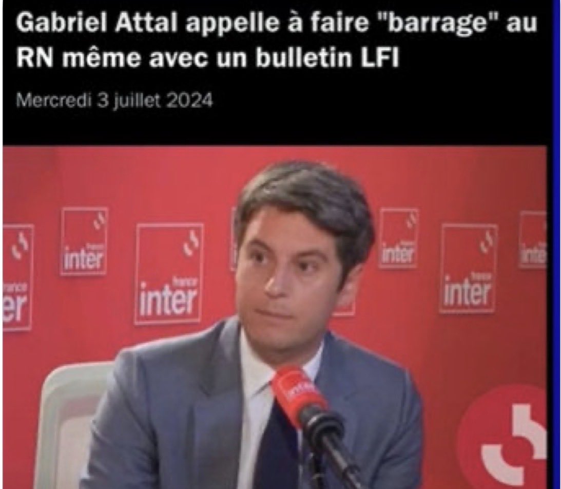 750Dialex's tweet photo. @RTLFrance @GabrielAttal @olivierbost Le petit fasciste à melenchon 👇👇📌un vote de pourris https://t.co/QX8g18uGq4