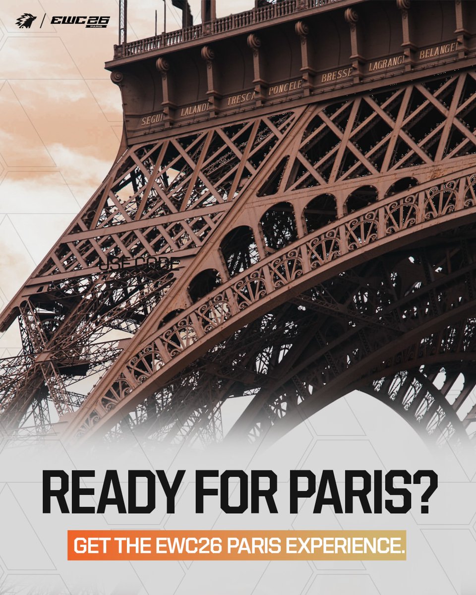 onic_esports's tweet photo. 5 ONIC divisions are waiting for you in Paris. 🇫🇷

Watch ONIC live at EWC26 and be part of the crowd!

🎟️ Get your tickets on the EWC website, choose your ONIC match, and use code ONIC15 to enjoy 15% OFF.

See you in Paris, SONIC! 🖤💛

#GOONIC #EWC26 #RoadToParis https://t.co/KIaVG3S672