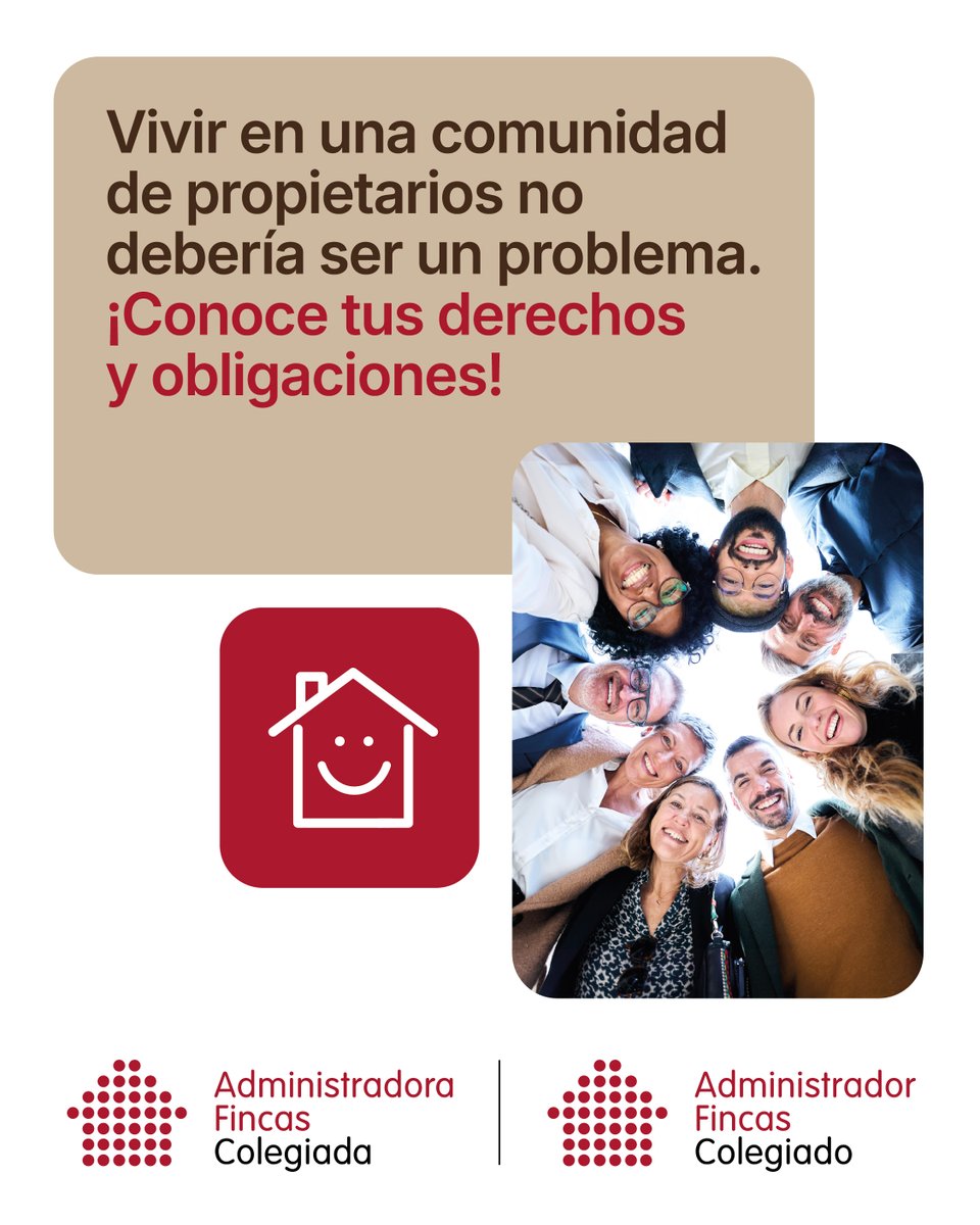 cafaragon's tweet photo. Vivir en una #comunidaddepropietarios no debería convertirse en una fuente constante de conflictos.
Compartimos guía con información para los propietarios sobre sus derechos y obligaciones, contribuyendo a prevenir conflictos y mejorar la convivencia.
https://t.co/MceyiBVEw1 https://t.co/y4NYyA69AJ