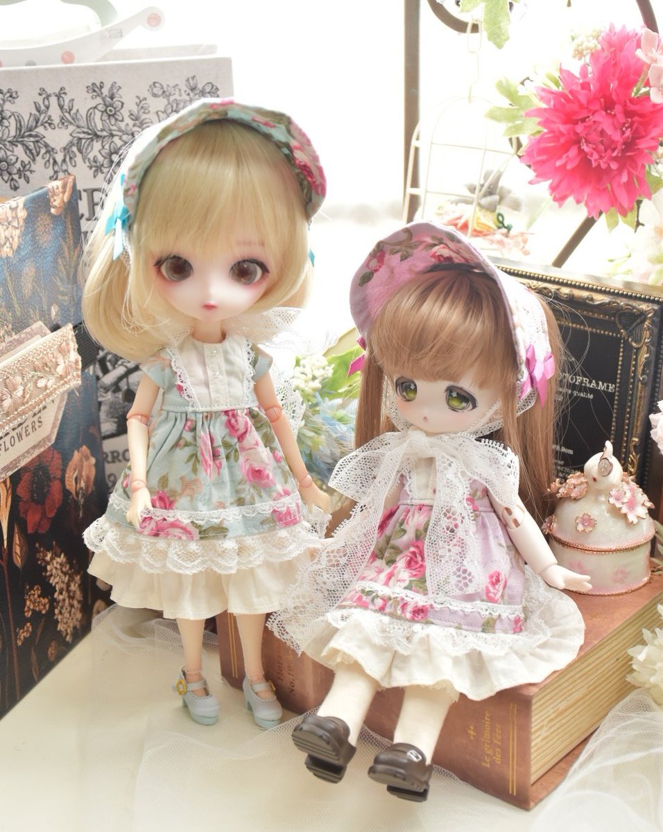 arcadian0307jp's tweet photo. ◆20cm1/6ドールサイズ
【新作】
・いちごストライプ柄ドレス(赤&amp;青)
・薔薇柄エプロンドレス(ピンク&amp;ブルー)
・薔薇柄ヨークワンピース(ライトブルー&amp;ラベンダー)

【再販】
薔薇柄セーラードレス(グレー&amp;グリーン)

#アイドール東京 https://t.co/SKAmIqU1bj