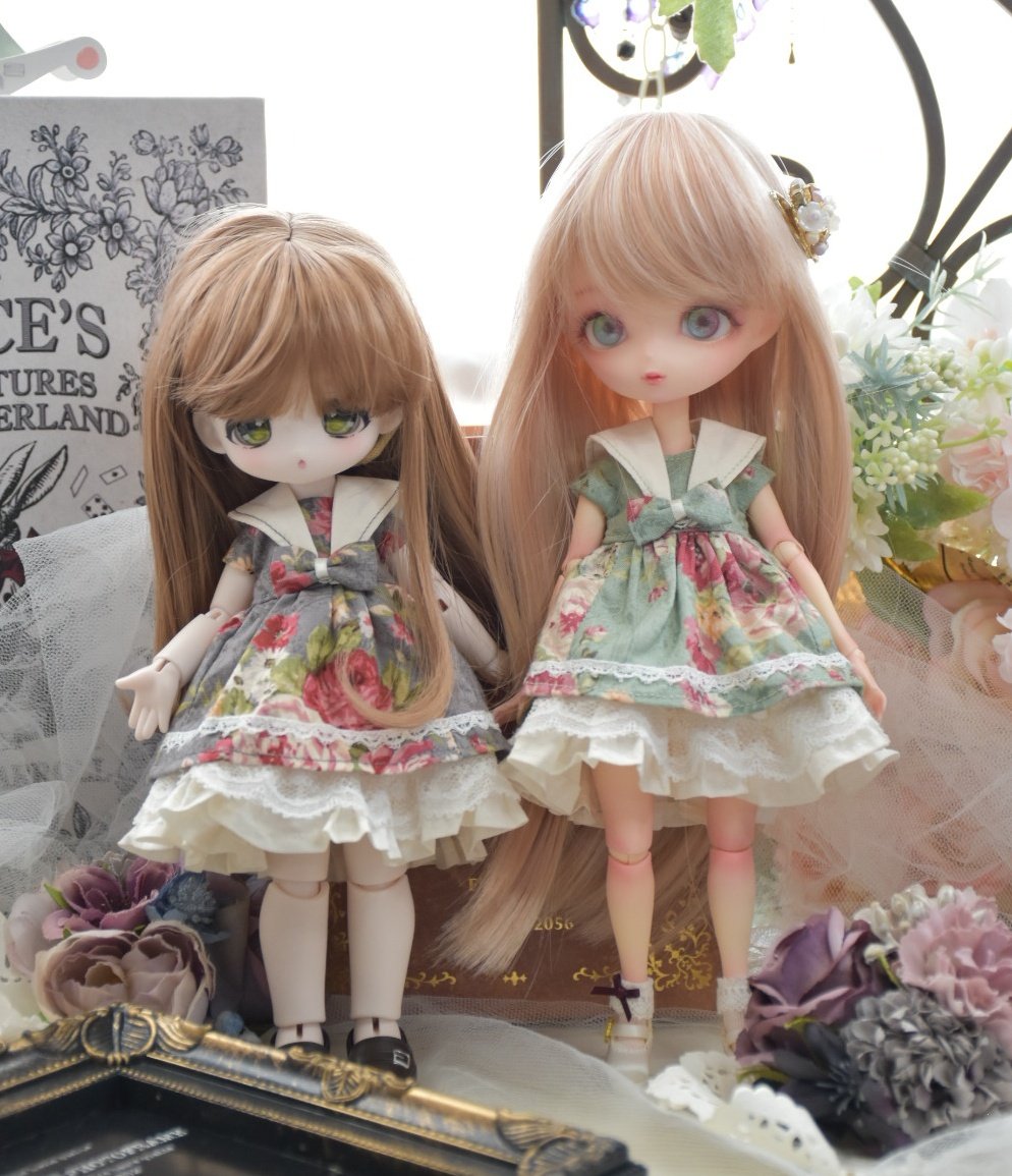 arcadian0307jp's tweet photo. ◆20cm1/6ドールサイズ
【新作】
・いちごストライプ柄ドレス(赤&amp;青)
・薔薇柄エプロンドレス(ピンク&amp;ブルー)
・薔薇柄ヨークワンピース(ライトブルー&amp;ラベンダー)

【再販】
薔薇柄セーラードレス(グレー&amp;グリーン)

#アイドール東京 https://t.co/SKAmIqU1bj