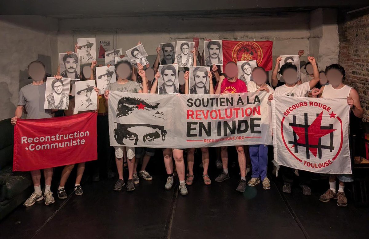 SecoursRougeT's tweet photo. 🔥 En dépit de la canicule et de l’absence de tramway, plus de 60 personnes étaient présentes à la dernière soirée Faisons Front de l’année, consacrée à la révolution et à la contre-révolution en Inde. ⤵️ https://t.co/Jot6vfEn85