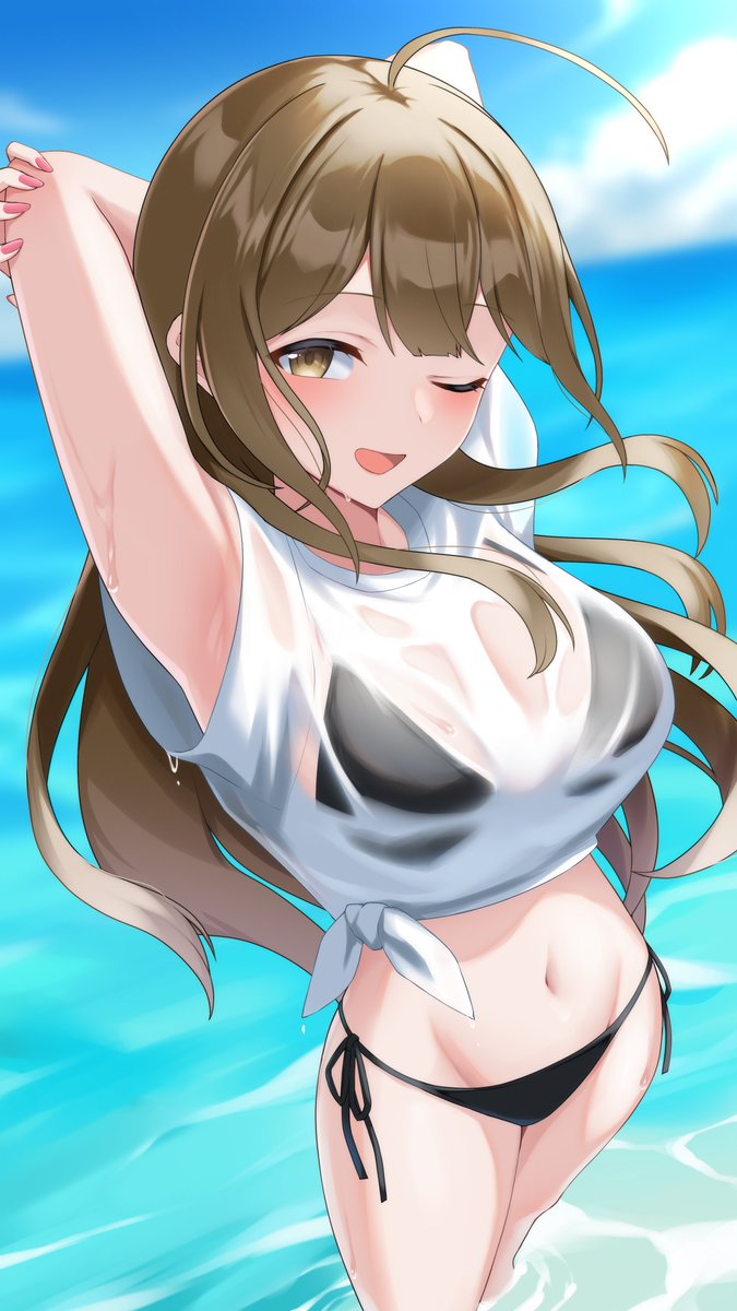 Camellia_90's tweet photo. 夏がきた！🏖️ https://t.co/ByvC2ETAYC