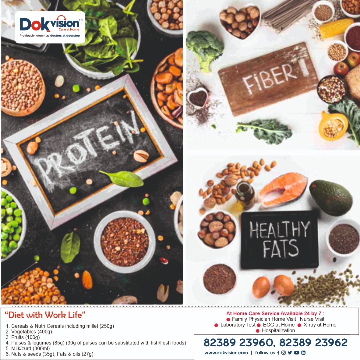 dokvision's tweet photo. Busy schedule? No excuses.
Fuel your hustle with the right nutrition, not just caffeine and fast food. Stay fit, focused, and energized even on your busiest days! #dokvision #doctorsatdoorstep #ahmedabad #gandhinagar #doctorvisitathome #nursevisitathome #allhospitalserviceathome https://t.co/g7wkao7Wyp