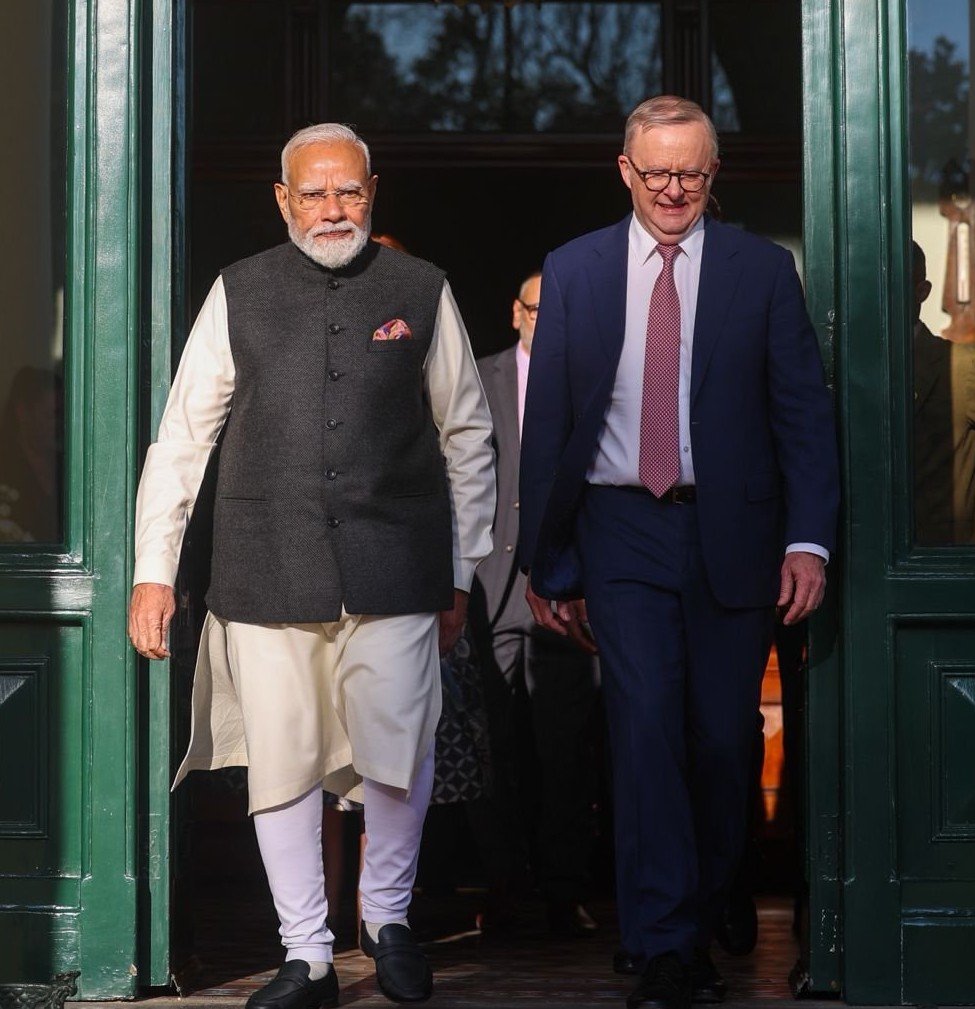 beatsinbrief's tweet photo. 🚨 India secures its second major uranium agreement of 2026, signing an arrangement with Australia to enable uranium exports for its civilian nuclear energy programme. 🇮🇳🇦🇺

The move supports India's target of achieving 100 GW of nuclear power capacity by 2047. https://t.co/kebRp7pwZ2