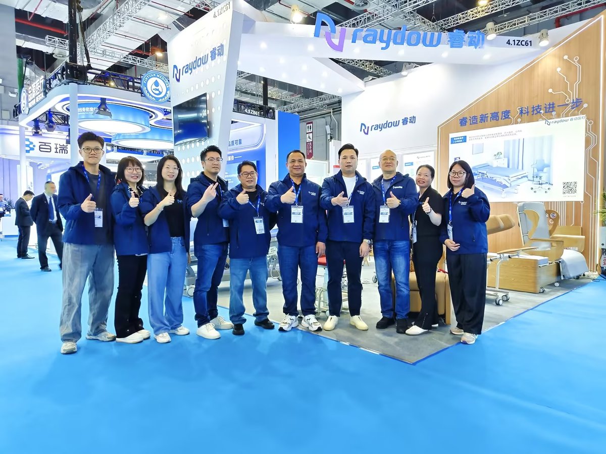 Raydow2026's tweet photo. ✨ Thanks to everyone who visited the Raydow booth! Our medical equipment received great interest, and we appreciated every conversation. Let's keep in touch.

📧 ivan@raydow.com
🌐 https://t.co/DOL7j3A8YO

#raydow #medicalequipment #hospitalbed #healthcare #medicaldistributor https://t.co/llfD68swFt