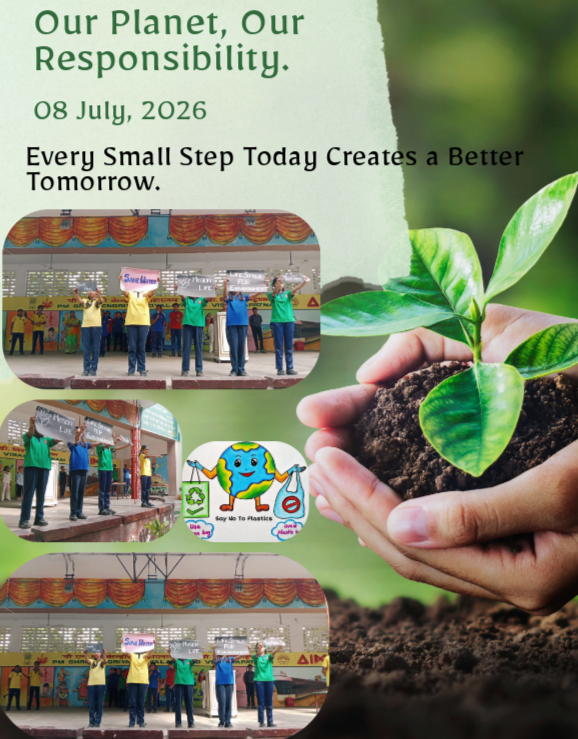 NadKv's tweet photo. 💚 Today's actions shape tomorrow's world. Let's reduce plastic waste, grow more trees, and create a sustainable future for generations to come. #saveearth #kvsro #kvs #EveryTreeCounts #TogetherForNature #PMShriKVNADVisakhapatnam https://t.co/QbW3j8k5Fi
