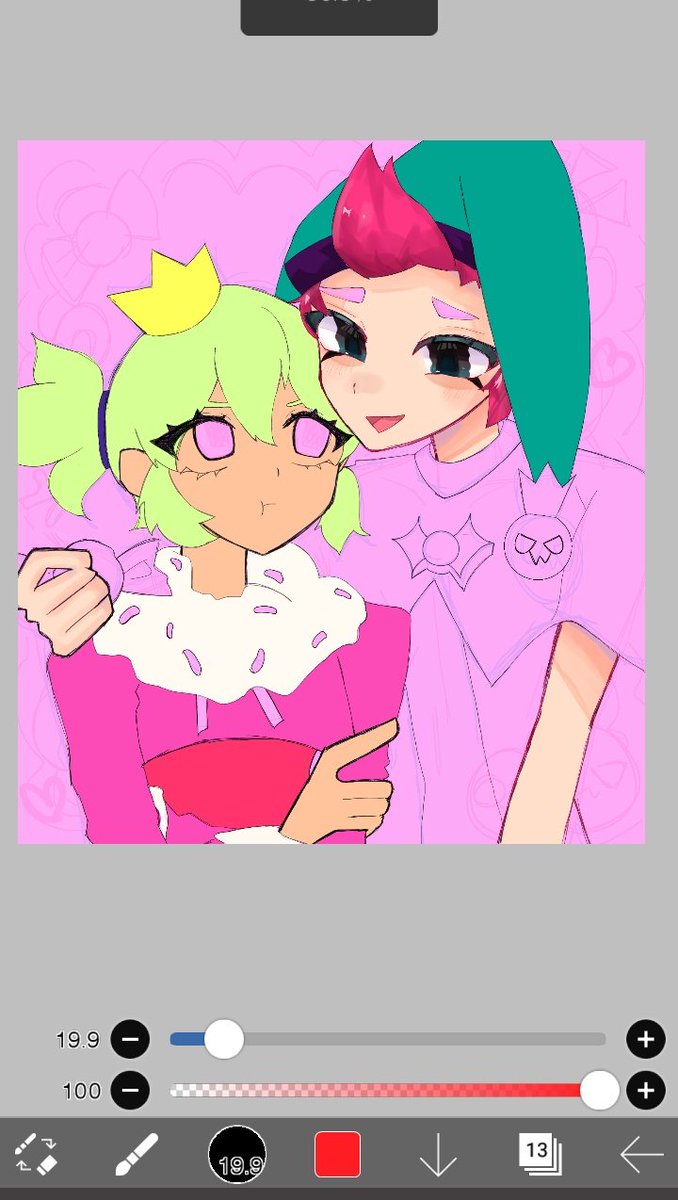 ul8np's tweet photo. 1年前くらいの絵途中(;  ̫;)

 #Brawlstar #Brawlstarart https://t.co/WKZokpJ6bv