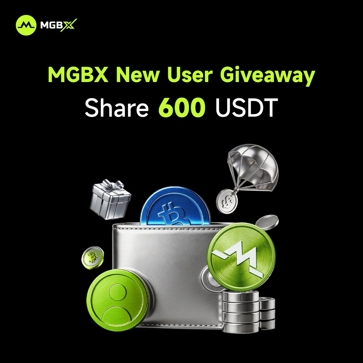 MGBX_Global's tweet photo. 🚀 MGBX New User Giveaway is Live!

Join now for a chance to share 600 USDT rewards!

How to join:
1️⃣ Follow @MGBX_Global
2️⃣ Repost this post
3️⃣ Register MGBX: https://t.co/czFzt2GNgu
4️⃣ Comment with your UID below

🎁 Prize Pool: 600 USDT

🏆 Winners will be selected after the event ends.
Register now and start your MGBX journey 👇