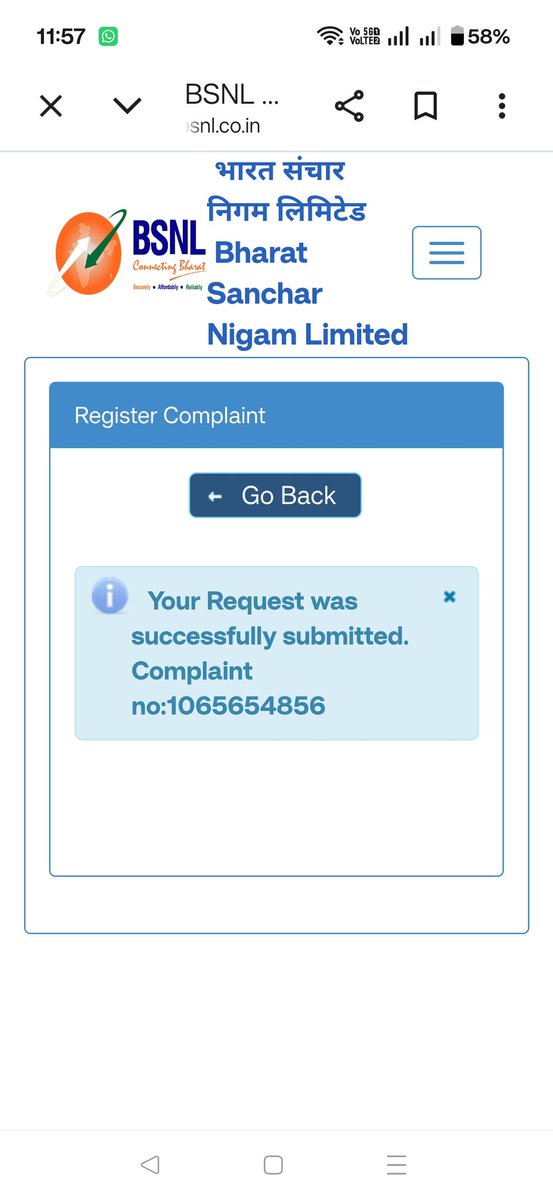 jhasumitkumar's tweet photo. @bsnl_care 

It's hard to follow up for service.

Let's see what time we get resolution https://t.co/RfHaxQc3IN