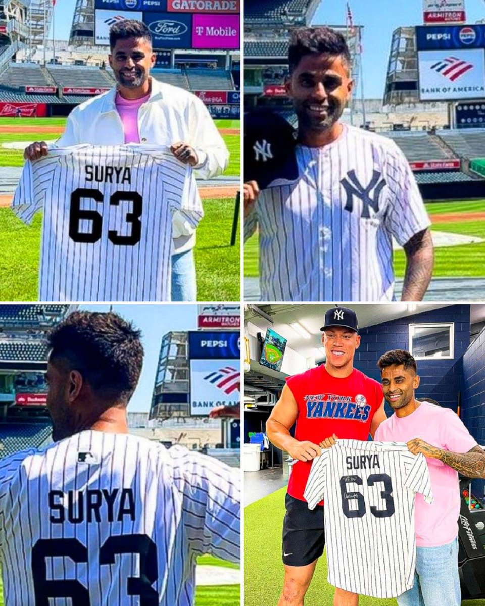 oneturf_news's tweet photo. Cricket meets baseball! 🏏⚾
Former Indian captain Suryakumar Yadav announced brand ambassador of MLB India. 🙌
📸: MLB India/X
#trending #teamindia #suryakumaryadav #mlbindia #cricket https://t.co/pNxLHtXrPW