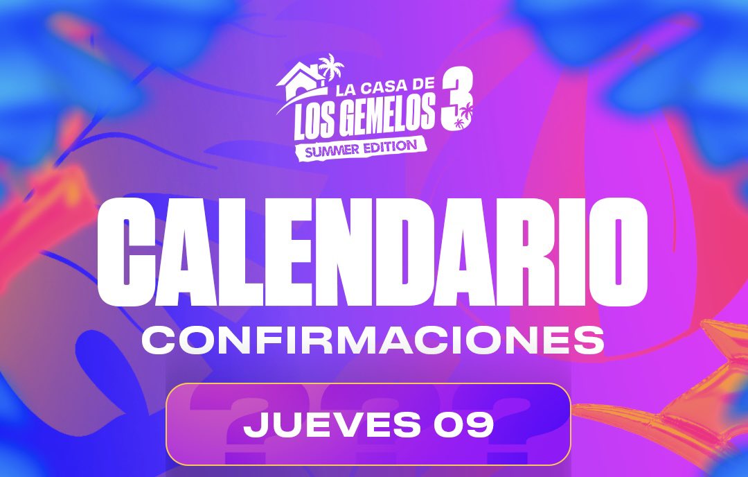 ZonaGemelos's tweet photo. HOY LAS PRIMERAS CONFIRMACIONES

¿A quién queréis dentro de LCDLG3? 🏖️
21:00 en 🟢 https://t.co/gKkkgs6nAo