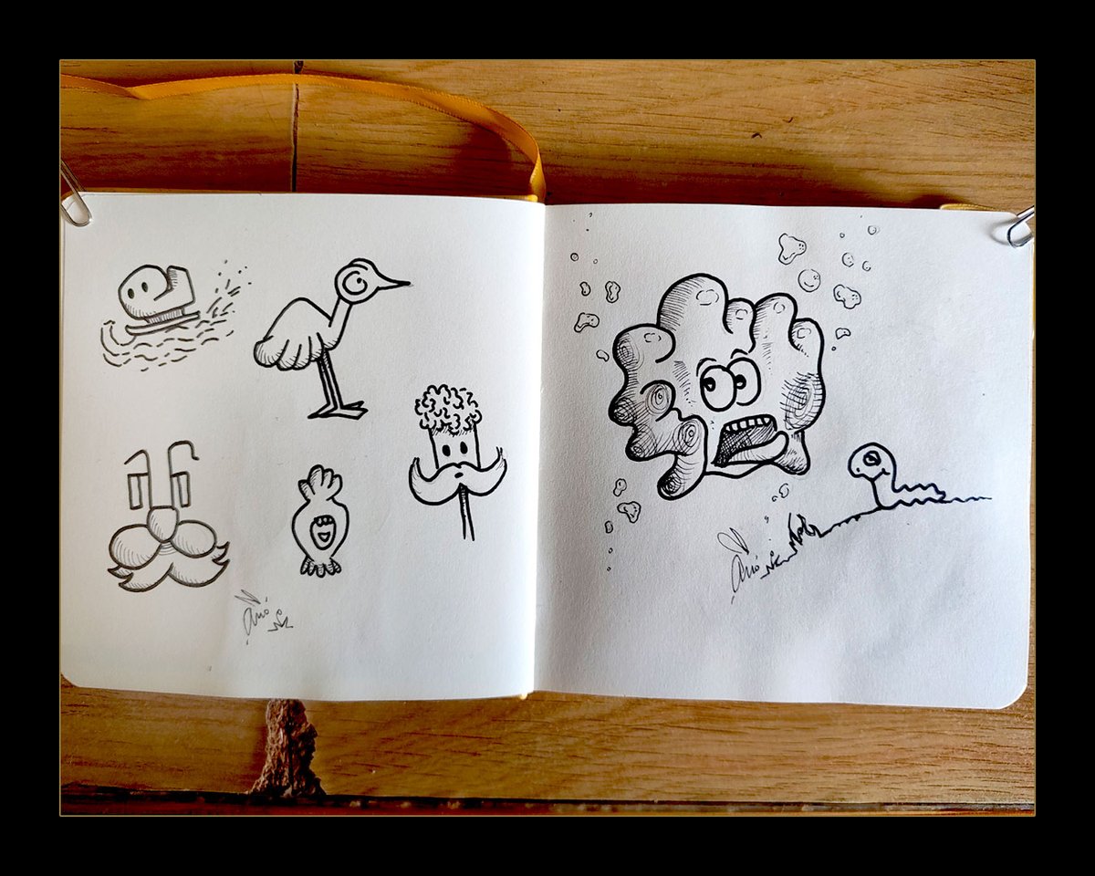 artysmedia's tweet photo. Doodles
#Dibujo #Ilustración #Micron #DiseñoVisual #Sketchbook #VisualStorytelling #drawing #characterdesign #pencildrawing #micron #practicedrawing #artexercise #exercices #doodles https://t.co/lk0BrVJGCd