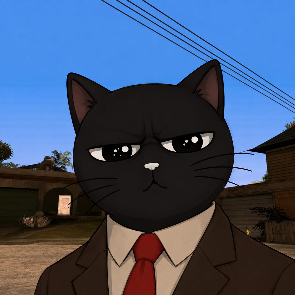 rrrrbtc's tweet photo. Me looking at bro who still hasn't adopted a black cat. 🐈‍⬛ https://t.co/BHc9blNh7A