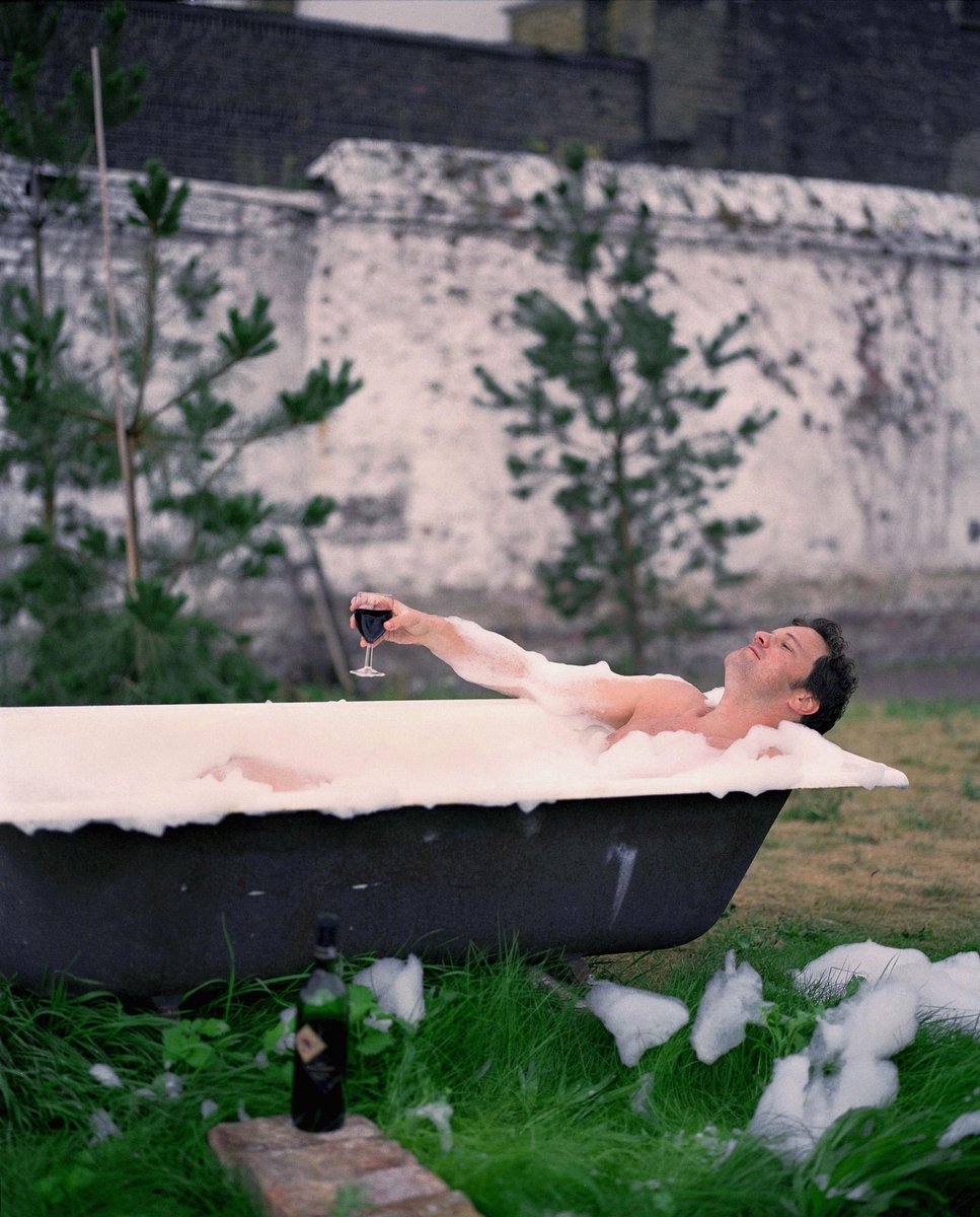 FirthandFinery1's tweet photo. "Some days you just need to take the bath outside, pour a proper glass, and remind yourself that Mr. Darcy had nothing on this level of serenity. 🍷🛁"
#ColinFirth #SelfCare #WineTime #BubbleBath #OutdoorLuxury #Cheers #RelaxationMode #BritishGentleman #LivingMyBestLife https://t.co/EFo5cW08SK