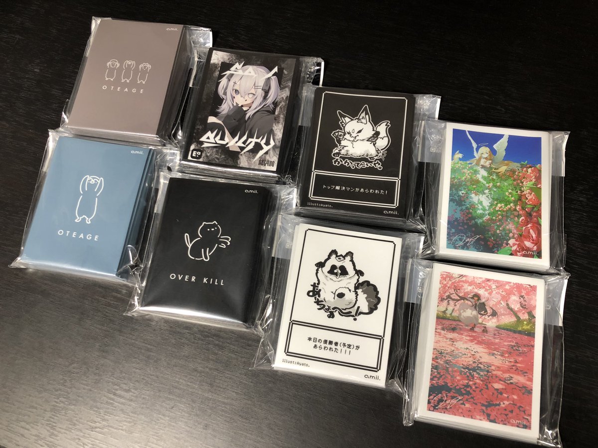 ✨再入荷情報✨】 #amii 様の スリーブやプレイマットが再入荷いたし