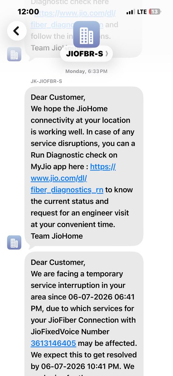 DavidBarkakati's tweet photo. @reliancejio @JioCare After That I did register a service request and the irony is that till now they are not resolving my issue. Moreover I tried calling 18008969999 for help and they are not responding. https://t.co/QTvpDMw1M1