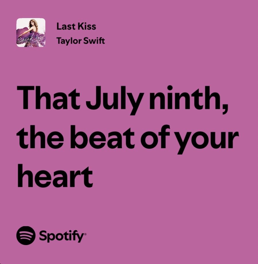 TSwiftUpdatesIT's tweet photo. Oggi è il 9 Luglio. https://t.co/S967irIKYH