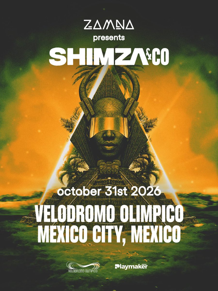 Shimza01's tweet photo. Slowly building Shimza &amp;Co globally, taking over a stadium in Mexico in October with Zamna! 🇲🇽 ❤️🙏🏾 Let’s Cooooo 😊🚀🚀🚀🚀🚀 https://t.co/t4cFrwH7Mp