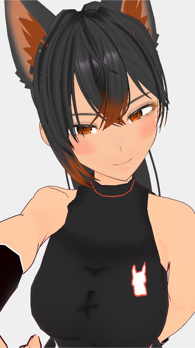 VTuber968955's tweet photo. お久しぶりです！！！！
仕事終わりの気分転換にVRoid触りまくって新規でキャラ作ってみました

どうも私はキレイめ女性タンクトップキャラが好きみたいで https://t.co/EjZ8GrjMSY