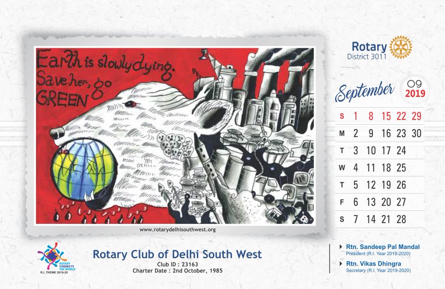 deepshikha_de's tweet photo. #Throwback from 2019 when I was 9

Seven years have passed since this painting won me First prize in the coveted Rotary East Delhi painting competition.

The painting was also used on their calendar by @rotary_delhi 

Do you like the painting ? https://t.co/gVLBVcddr1
