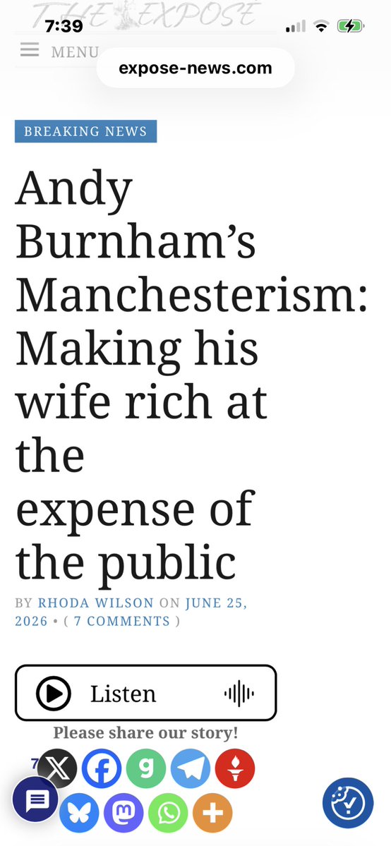 PeteSanford's tweet photo. The Greatest Con-Trick In The History Of British Politics:

Andy Burnham becomes Prime Minister. 

Without Opposition 

Without Media Inspection 

Stops Being Mayor of Manchester. 

Becomes an MP

THE ONLY CANDIDATE FOR PRIME MINISTER…

From a Labour Party FULL of Very Ambitious and Highly Narcissistic Career Politicians.

Whose Only Aim, from Teenage Years, is to be the Prime Minister of the United Kingdom 

Smell A Rat Yet??

Or Maybe a Sewer of Rats…

This has never happened before.

A man, who has previously lost TWO Leadership Elections before, one to the Incumbent PM he is replacing (!) suddenly becomes so popular that he:

Has To Be Prime Minister.

IMMEDIATELY….

That Very Day if Possible.

Or, failing that. ASAP

And all those Uber Competitive Career Labour Politicians??

Not One To Stand Against?

I Can Smell Those Rats Again.

Suddenly News from Manchester Leaks:

Burnham as Mayor:

• Manchester saw the steepest drop in living standards in England (‑7% between 2021–2023), worse than the national average (‑4.7%). 

THE POOR OF THE NORTH:

GOT A LOT POORER…

Development scandals & opaque governance

• Multiple boroughs saw controversial development loans, regeneration deals, and land‑value uplift issues.

Burnham gave HUGE low % Loans, £700 Million, to just ONE Developer, Daren Whitaker, who took £40 Million as a “Personal Dividend”

Then Relocated to the Tax Haven: Monaco

Having agreed, with Burnham, to devote 15% of New Build to Affordable Housing:

Whitaker Lied and Cheated his Corrupt way to Less than ONE PERCENTAGE Affordable Housing.

Burnham Smiled and Never Said a Word…

Personal Corruption through Family Contracts:

Bent Burnham placed Contracts with a company linked to his wife Frankie. 

He recused himself and, truthfully, while HORRIFIED that people may wonder about his personal honesty (!)
“ my wife has no shares in that company.

But his wife did, soon after, own shares in that very same company.

And a Senior Role on the Board with a Very Tasty Reward System. 

Nice. 

Greater Manchester Police placed in “special measures”

• In 2020, GMP was found to have failed to record 80,000 crimes.
• Victims were left without investigations.
• Burnham’s oversight was criticised for being slow to intervene.

• Charge rates for burglary, robbery, and sexual offences remained among the lowest in England.
• Victims’ groups accused the mayor’s office of “systemic failure”.

• Burnham spent £250k on consultants reviewing the fire service.
• The review concluded that millions in cuts were needed.
• Firefighters and unions condemned the process as wasteful and demoralising.

THERE IS A LOT MORE BUT SPACE ON X GIVES BURNHAM A BREAK. 

But What I Can Reveal To You Beyond Any Doubt Whatsoever…. Drum Roll….

ANDY BURNHAM WAS A TOTAL FAILURE AS MAYOR OF MANCHESTER.

Complete Unadulterated Crap 

The Worst Ever. 

But the Media don’t mention this, and No Election = No Hustings = No Examination. 

When Opponents, like me, of this Corrupt Farce, dressed up as the Coronation of the “King Of The North”

THE SAVIOUR OF GREAT BRITAIN?

Oh No It Ain’t. 

It’s the Replacement of One Marxist, Evil, Corrupt Dictator. 

With a Far Worse Free Speech Hating, Social Media Destroying and Digital Identity Loving Sociopath.

And the Powerful and Ultra Rich Enemies of The People who made this change?

They simply got sick of Starmer. 

Too Weak. 

Too Needy

Too Slow

They Needed a Real Extremist:

They Needed Andy Burnham.

So We Got Andy Burnham

NO ELECTION

NO COMPETITION 

NO CHOICE

The First Visitors at Burnham’s Number 10 Downing Street?

Bill Gates
Peter Thiel
BlackRock 
Lord Alli

THE USUAL SUSPECTS

If We Work Really Hard We Can Dump #BentBurnham in Fifteen Months. 

Be Ready For A Real Fight

Pete