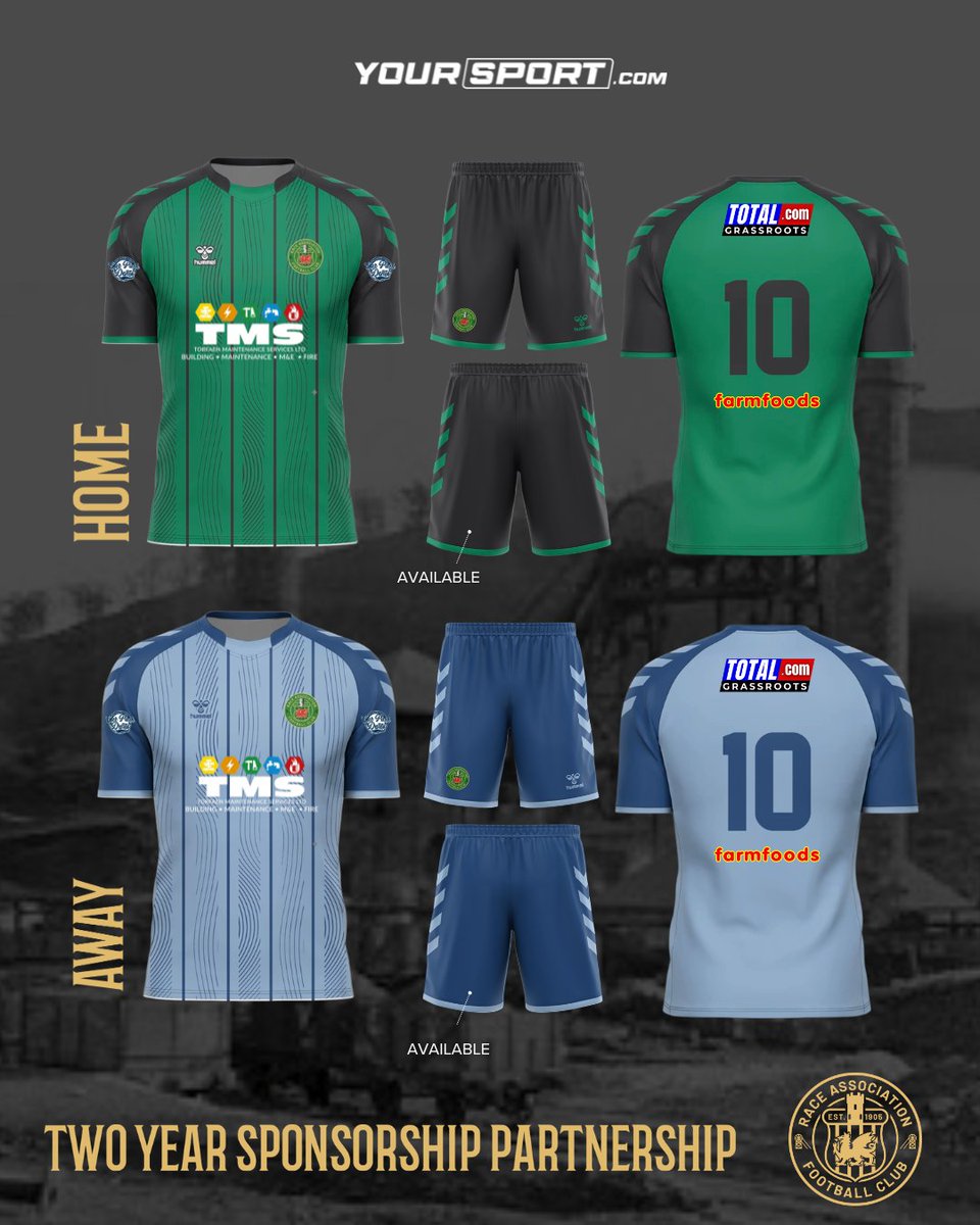 RaceAFC's tweet photo. Whose going to nab the final placement on our home and away kits. 
Cost: £210.00 with placement on shorts on both kits for two years. https://t.co/K4hvjrgeCJ