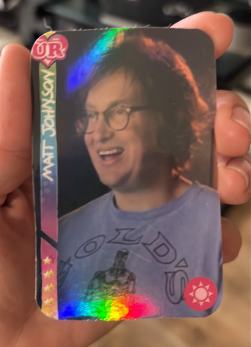 polybiiius's tweet photo. blessed with a lobotomy johnson holo photocard from someone at the lodge room ntbtstm screening in LA… ntbts fans i love you forever https://t.co/VE5VVrNjIM