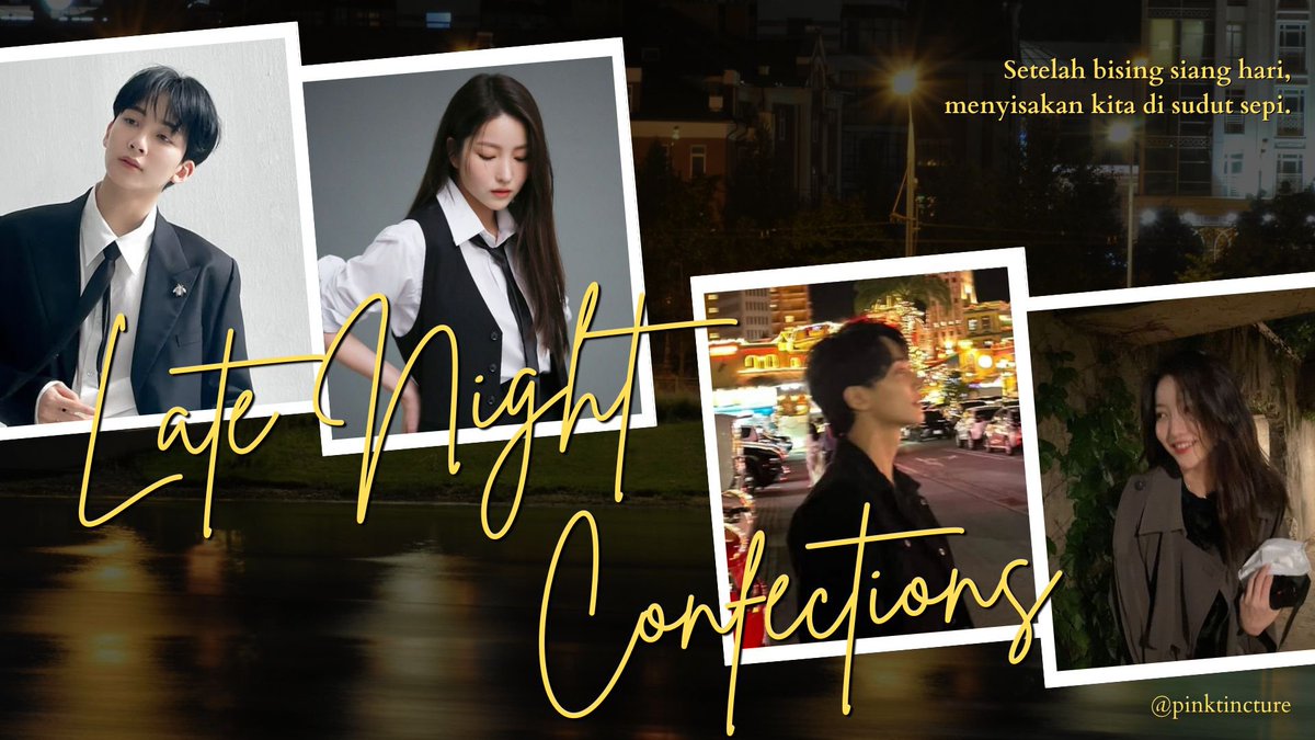 pinktincture's tweet photo. 𝐋𝐀𝐓𝐄 𝐍𝐈𝐆𝐇𝐓 𝐂𝐎𝐍𝐅𝐄𝐂𝐓𝐈𝐎𝐍𝐒
jeonghan × sowon #bunfoxy 
alternative universe 
a story by pinktincture https://t.co/DOwdhqL8KA