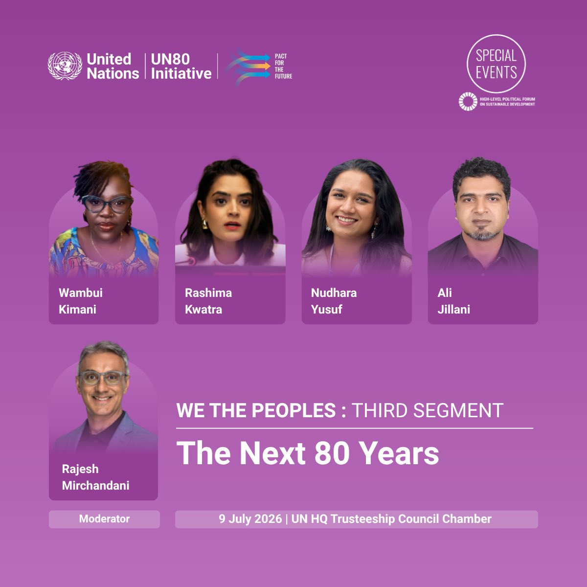 Zamara_fdn's tweet photo. We are proud to share that our very own Executive Director @KelsieKim will be joining global leaders and civil society voices at the High-Level Political Forum (#HLPF2026) as a panelist in “We the Peoples: Shaping the Future of the UN.”

As conversations on the future of multilateralism, sustainable development, and human rights take center stage, we are excited to see feminist leadership and grassroots perspectives represented in shaping the next chapter of the United Nations.

Join the conversation as leaders explore how we can build a more inclusive, accountable, and people-centered UN for present and future generations.

📅 9 July 2026
🕒 3:30-5:30 p.m. (EDT)
📍 Trusteeship Council Chamber, United Nations Headquarters, New York
📺 Watch live on UN Web TV: https://t.co/IY1nubi0Hf

#HLPF2026 #UN80 #ZamaraVoices