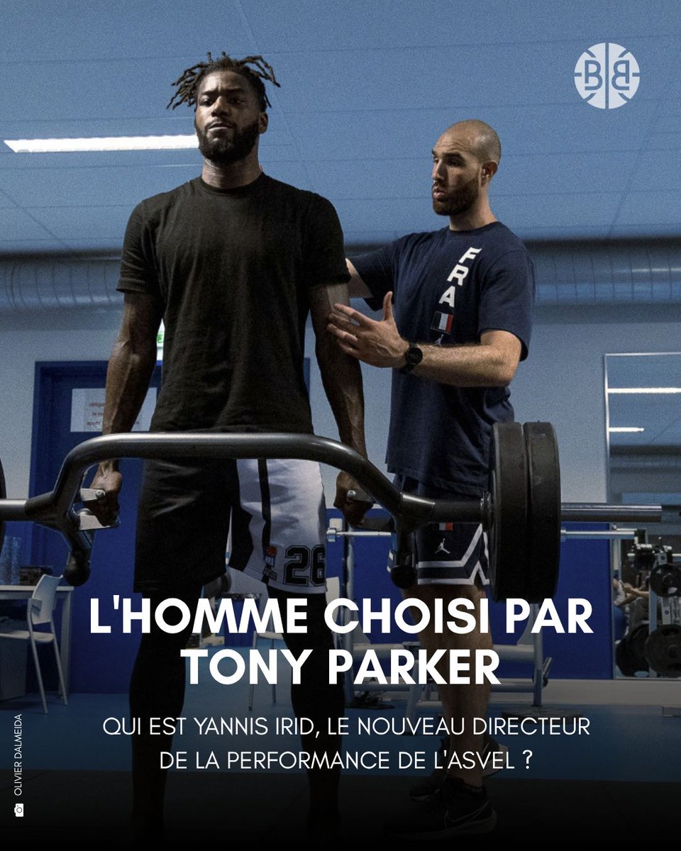 Be_BasketFr's tweet photo. ⚫️⚪️ Tony Parker a choisi Yannis Irid pour diriger le nouveau département Performance de l’ASVEL. 

🔍 De son enfance à Ivry à son rôle au Pôle France, portrait d’un homme de l’ombre dont la place sera centrale dans le projet villeurbannais.

📖 https://t.co/z6IdH42FUY https://t.co/qCRA8D9WFx