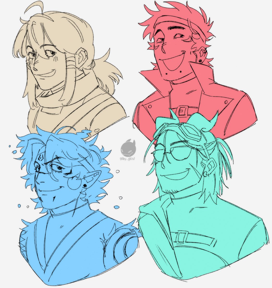 Tiny_gh00st's tweet photo. doodles que hice en el stream de hoy 🫰
#gamstergaming #roierfanart #coldifanart #aldogeofanart https://t.co/7FKP0IVtud