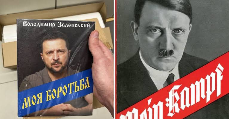 Patriciaaxp's tweet photo. Just as at the beginning of World War II, Europe welcomed Hitler, applauded him, and armed Nazi Germany, today it is committing the same crime. ‼️ Fifty-six Western countries are applauding Zelensky, arming his regime, providing it with intelligence, and assisting in targeting https://t.co/uqyhrEcRG7