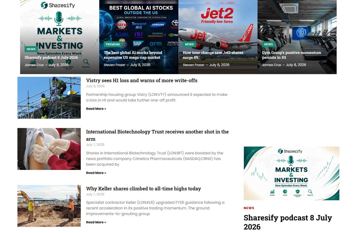 Sharesify's tweet photo. UK companies in the news:
#AMCO #AZN #BGO #BRK #BYIT #CCC #CNA #CPI #DATA #FGEN #GRIT #HSW #ITM #LMP #PEBB #PTEC #RCFX #SGRO #SPI #SSIT #SVT #TRIG #TRU #WKP
Head to https://t.co/HRWYmD2HJS for news, views and analysis https://t.co/XVaxvKI6uq