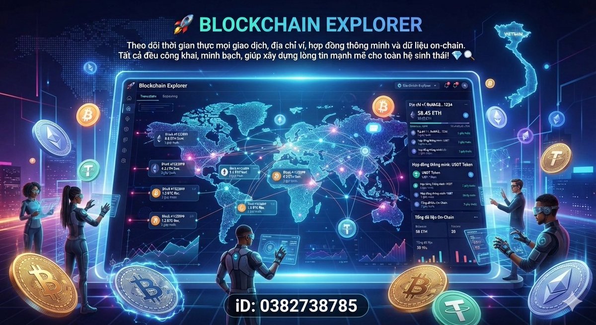 Hanghb76's tweet photo. 🚀 Blockchain Explorer cho phép theo dõi thời gian thực mọi giao dịch, địa chỉ ví, hợp đồng thông minh và dữ liệu on-chain.
Tất cả đều công khai, minh bạch, giúp xây dựng lòng tin mạnh mẽ cho toàn hệ sinh thái! #InterLink #ITLG #ITL #InterLinkSeoulPrivateMainnet https://t.co/v70PSNMXOn
